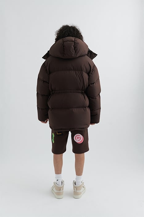 NEBRASKA DOWN PARKA BROWN 2