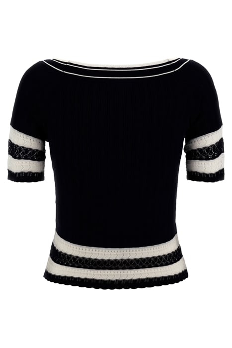 OLIVIA OFF SHOULDER GALAXY BLUE A713 4