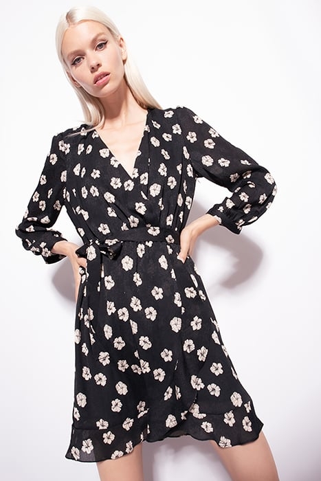 ACCIDIOSO DRESS BLACK/ECRU 1