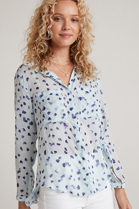 FULL BUTTON DOWN HIPSTER SHIRT SEASPRAY 1