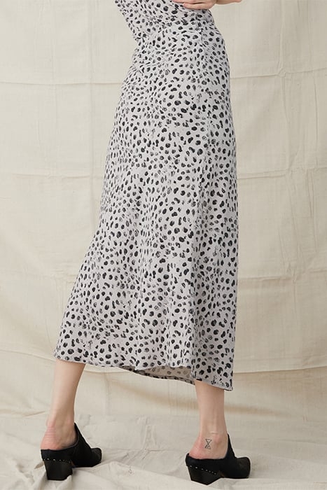 BIAS MIDI SKIRT SOFT STONE DOT 2