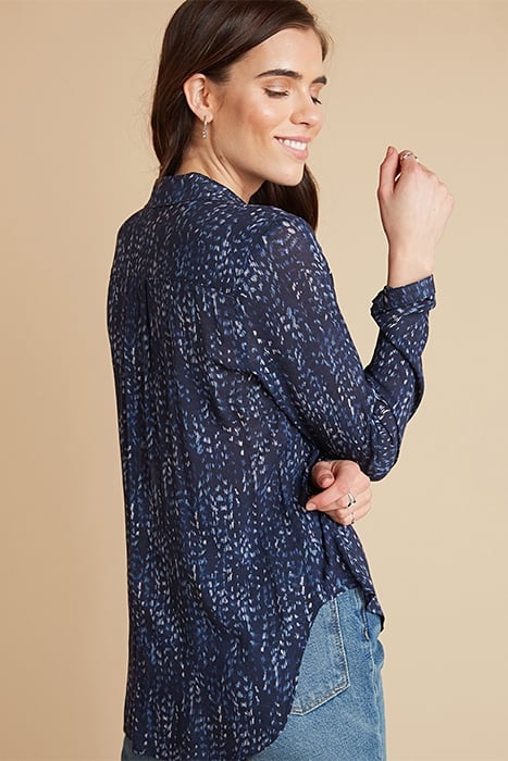 FULL BUTTON DOWN HIPSTER SHIRT DESERT NIGHT 2