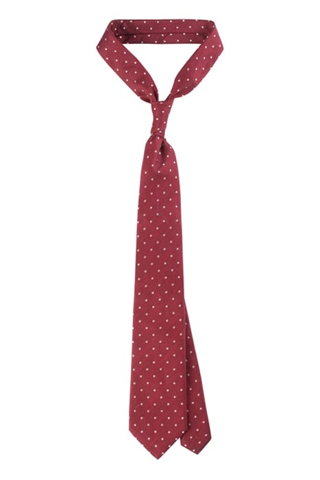 RED DOTS TIE RED 1