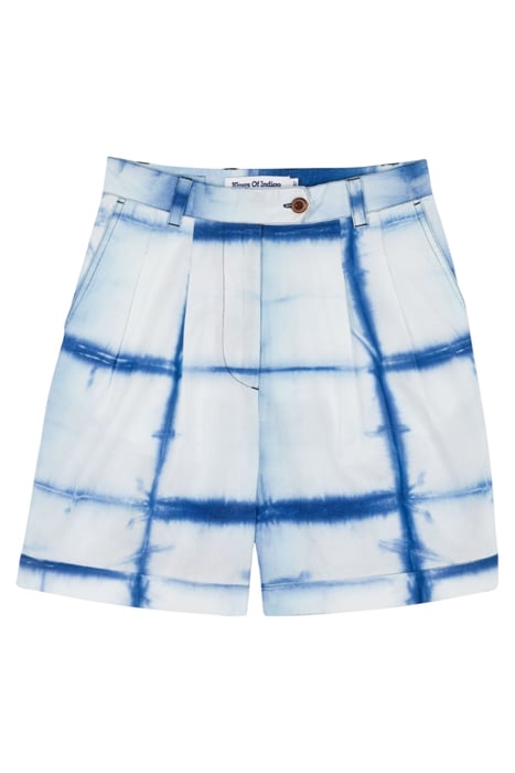 MARISOL SHORT SHIBORI NATURAL INDIGO 3