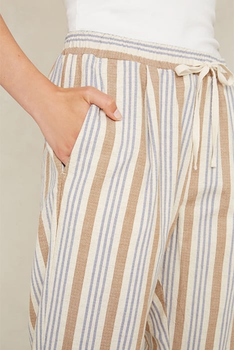 LOURDES ECRU HEMP STRIPE 4