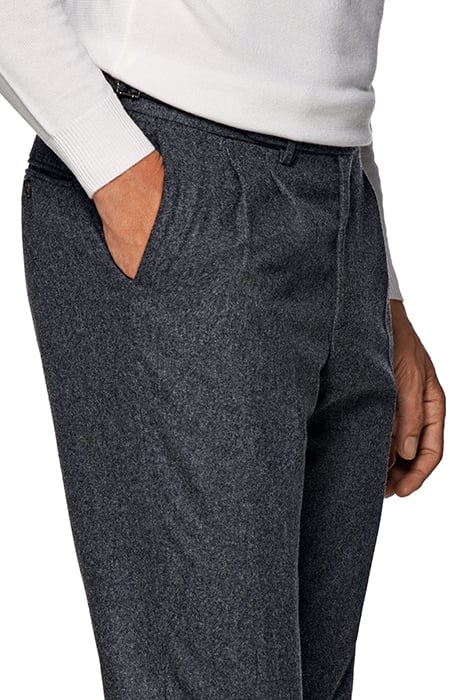 TROUSERS-GREY MID GREY 6