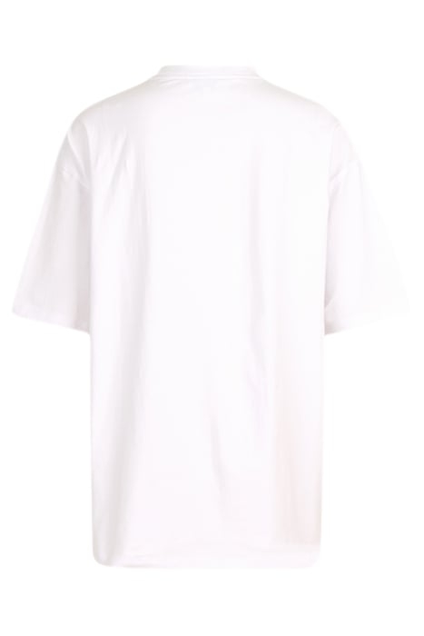 LA-SBFLOCK ARTWORK SWEAT TEE WHITE 4