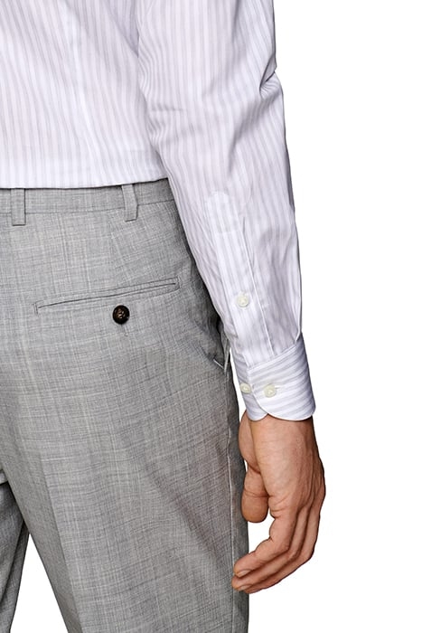 L.GREY STRIPE COTTON TENCEL LIGHT GREY 8