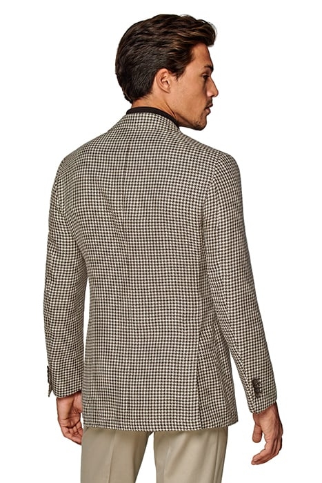JACKET-BROWN-HOUNDSTOOTH DARK BROWN 2