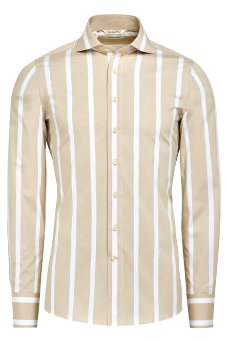 BOLD STRIPE BLOND CAMEL LIGHT BROWN 4