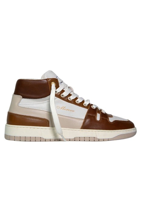 THE BROOKLYN HIGH WHITE/COGNAC 1