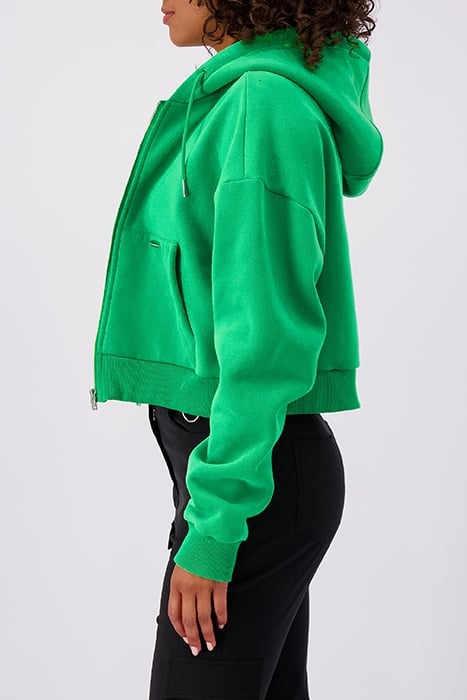 ARCH ZIPPED HOODY GREEN 5