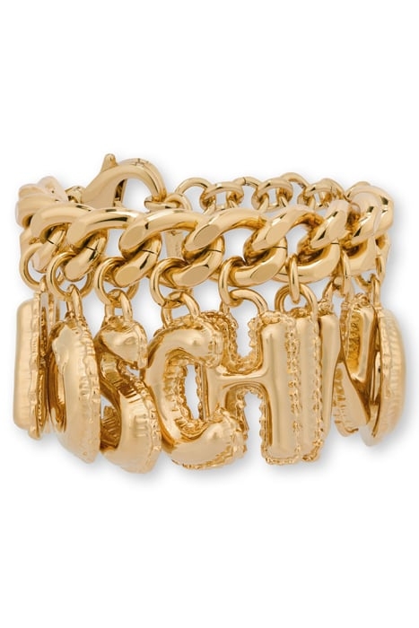 INFLATABLE LETTERING BRACELET GOLD 4
