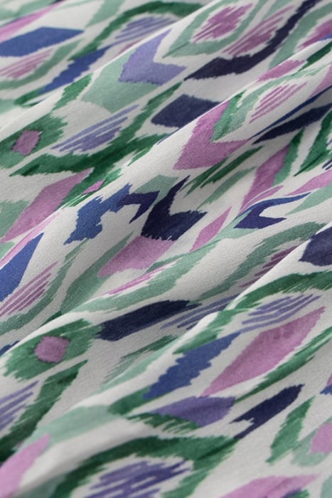 GIRLS’ OFF-WHITE IKAT DIAMOND PRINT TOP 7