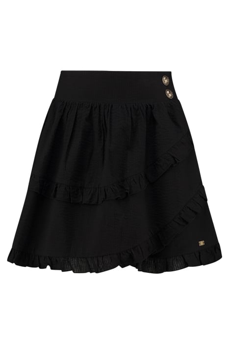 RANA SOLID SKIRT BLACK 1