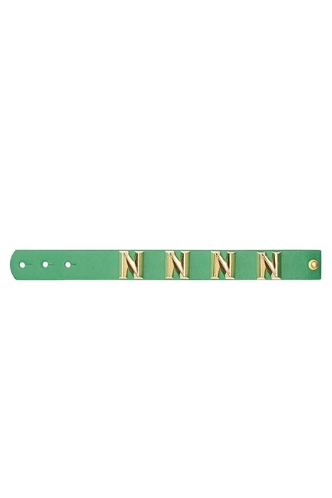 N STUD BRACELET FERN GREEN 2