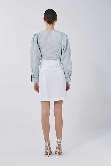 LODI MINI SKIRT IN WHITE 4