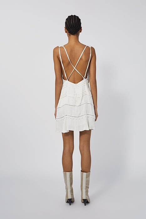 PAVI DRESS IN ECRU 2