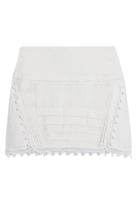 PEELA MINI SKIRT IN ECRU 5
