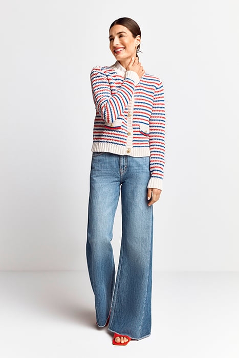 BOXY STRIPED CARDIGAN GRS ORIGINAL 2