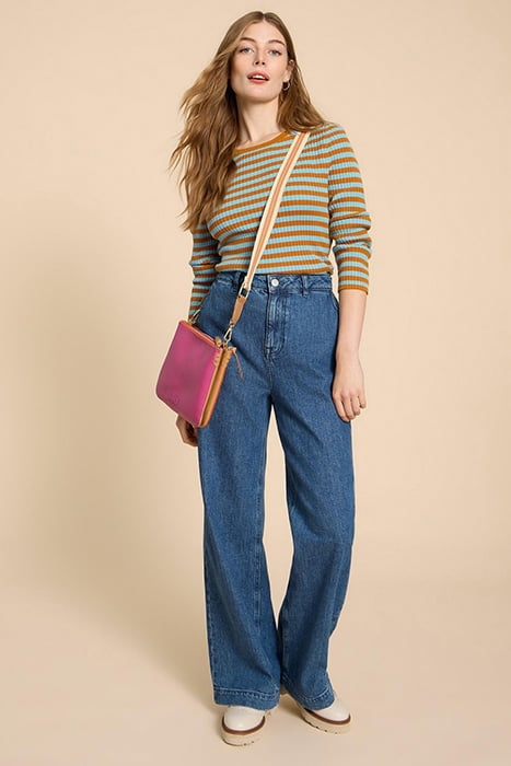 SKINNY RIB JUMPER GREEN 2