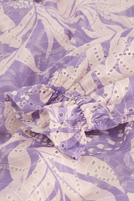 SARAH TOP LOVENDER/CREAM WHITE 5