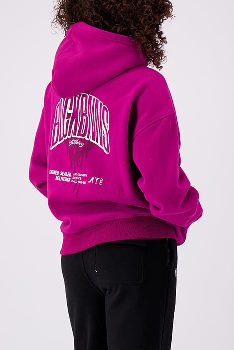 HEART HOODIE PINK 2