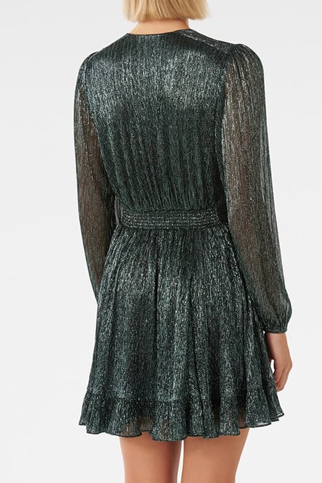 STEVIE GODET PLISSE MINI GREEN 2