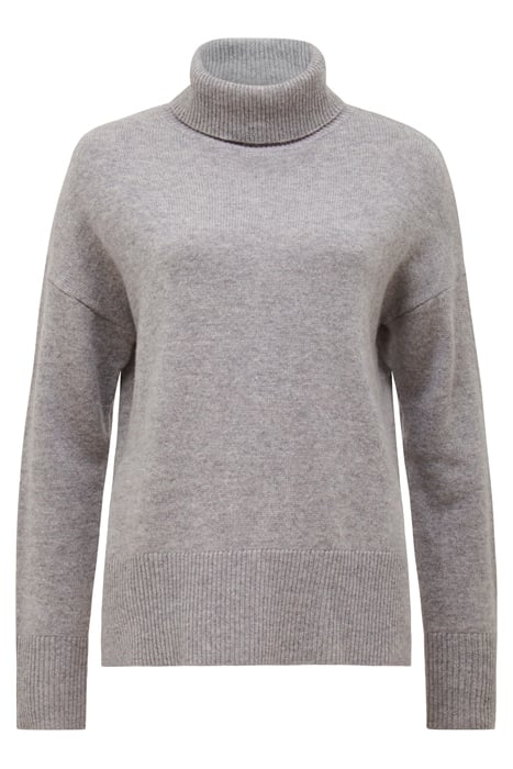 MIA RELAXED ROLL NECK KNIT JUMPER GREY 4