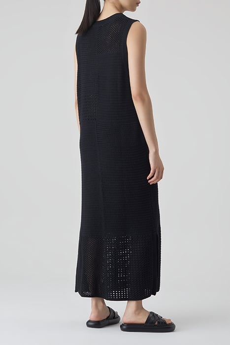 CREW SLEEVELESS DRESSES BLACK 2