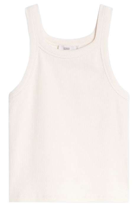 CROPPED TANK TOP T-SHIRTS ECRU 4