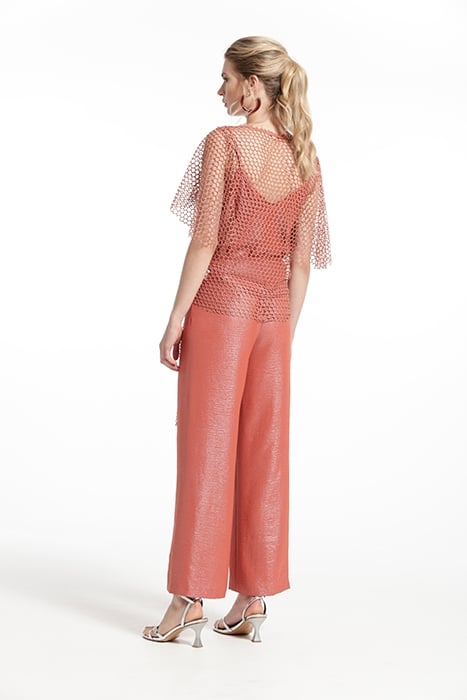 LUREX LAMINATE MIKEL TOP RUSSET ORANGE 2