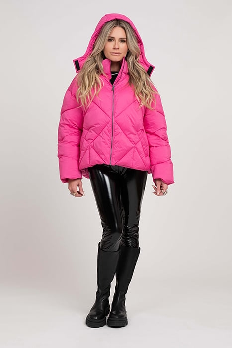 HOLLY PUFFER RASPBERRY ROSE 1