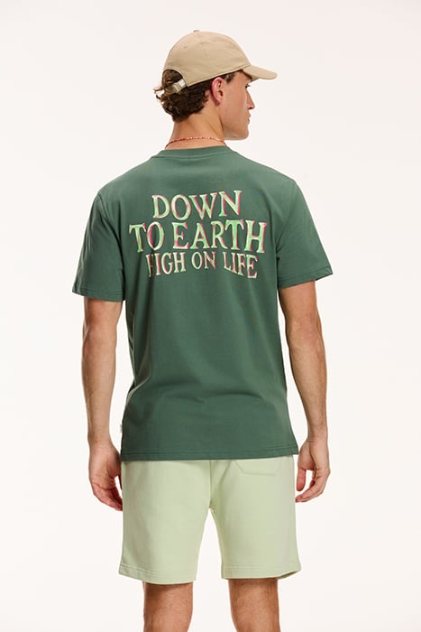 MEN DOWN TO EARTH T-SHIRT CILANTRO GREEN 2