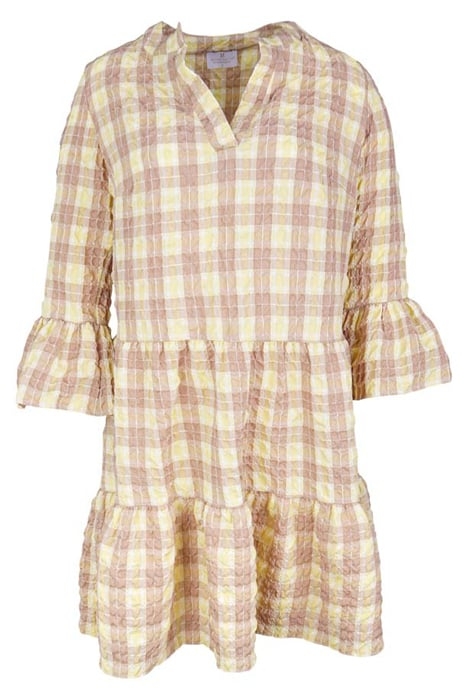 DRESS CHAMONIX YELLOW, TAUPE 1