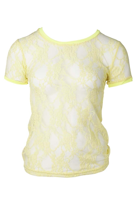 LACE TOP YELLOW YELLOW 1