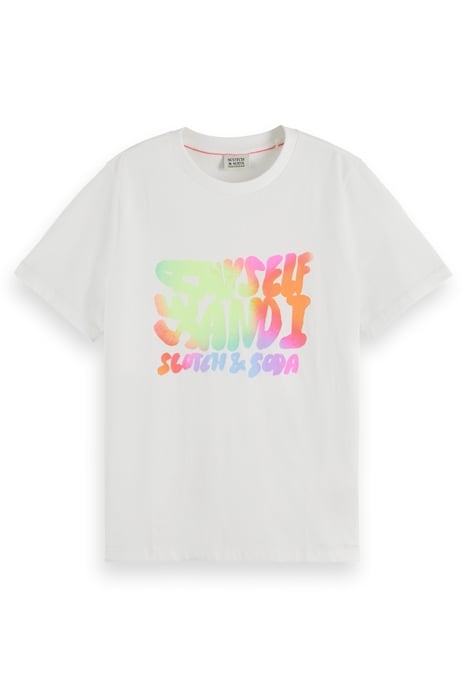 REGULAR FIT FRONT ARTWORK T-SHIRT WHITE 1