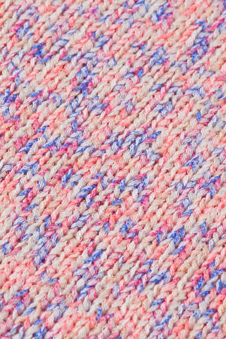 SPACE DYE V NECK KNITTED TANK PINK SPACE DYE 7