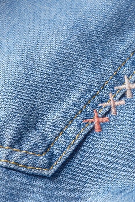 THE DAZE PAPER BAG WIDE LEG PANT - SEA SHELLS SEA SHELLS 3