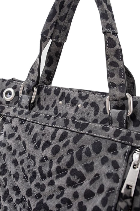GREY LEOPARD MEDIUM 1440 TOTE BAG 5