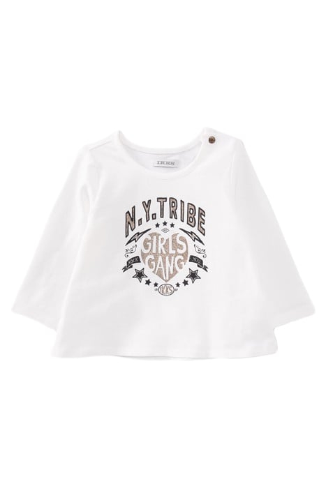 BABY GIRLS’ ECRU T-SHIRT AND GREY SHORTS OUTFIT 4