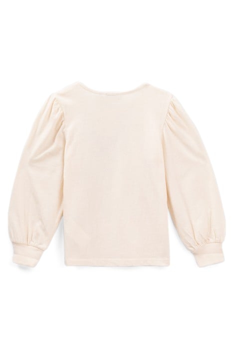 GIRLS’ ECRU T-SHIRT WITH EMBROIDERED NECKLACES 2