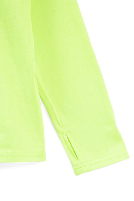 BOYS’ NEON GREEN RUBBER SLOGAN T-SHIRT 5