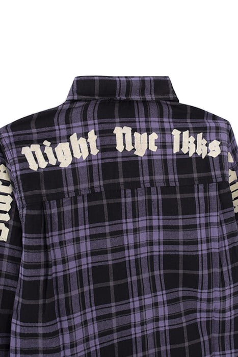 BOYS’ PURPLE CHECK MIX SHIRT 4