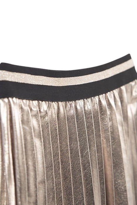 GIRLS’ CHAMPAGNE PLEATED SHORT SKIRT 4