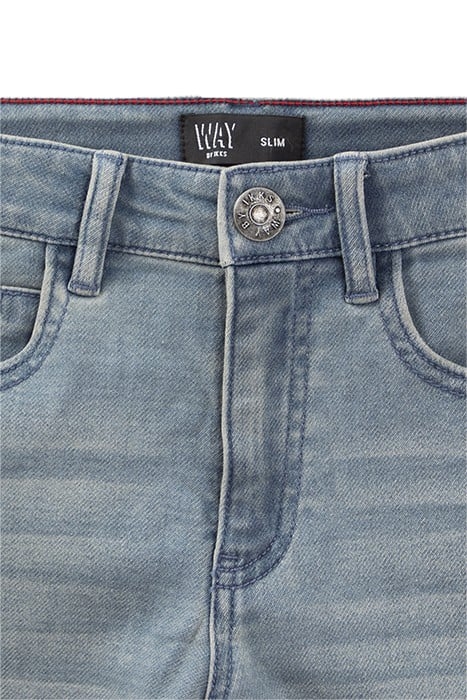 BOYS’ BLUE GREY SLIM JEANS 3
