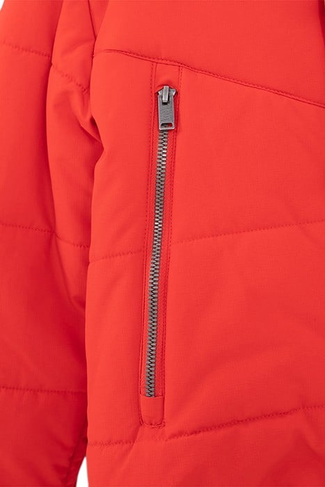 BOYS’ RED PADDED JACKET WITH TONE-ON-TONE MARKING 4