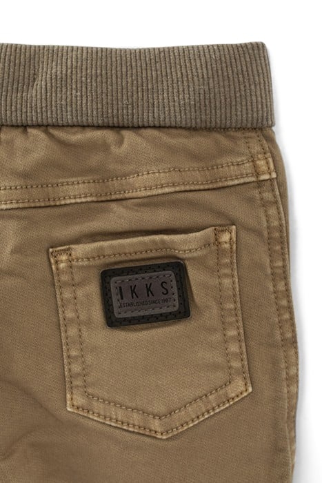 BABY BOYS’ BROWN ELASTICATED WAIST JEANS 5