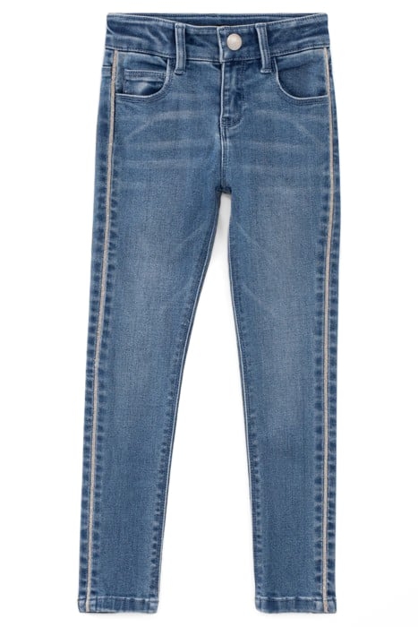 GIRLS’ SKINNY JEANS WITH MICROBEADS DOWN SIDES 2