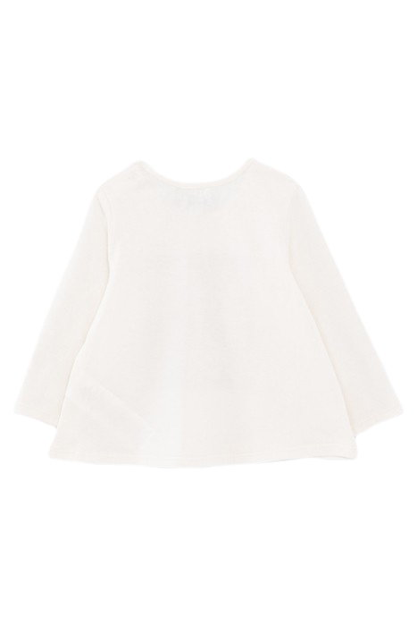 BABY GIRLS’ ECRU CAT-GANGSTER ORGANIC COTTON T-SHIRT 2